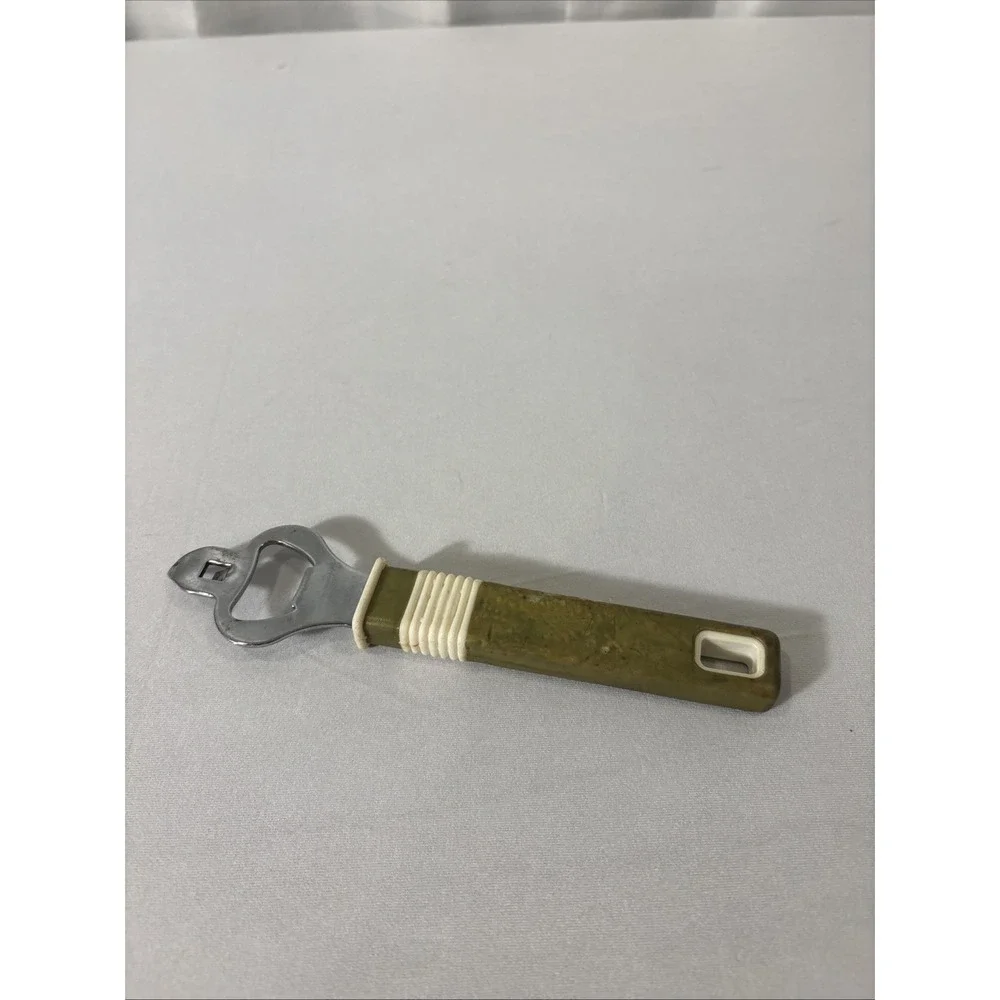 Vintage Kitchen Avacodo Green‎ Bottle Jar Opener Church Key Utensil Lid Lift